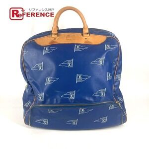 Louis Vuitton Cup LV CUP Evasion Handbag Boston Bag Blue Leather